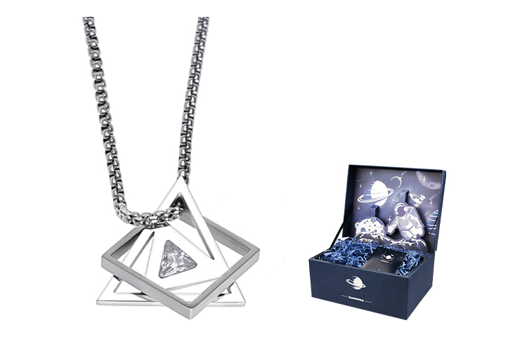 MAGICPOLE Титановое стальное колье унисекс серебристого цвета
MAGICPOLE Титановое стальное колье унисекс серебристого цвета