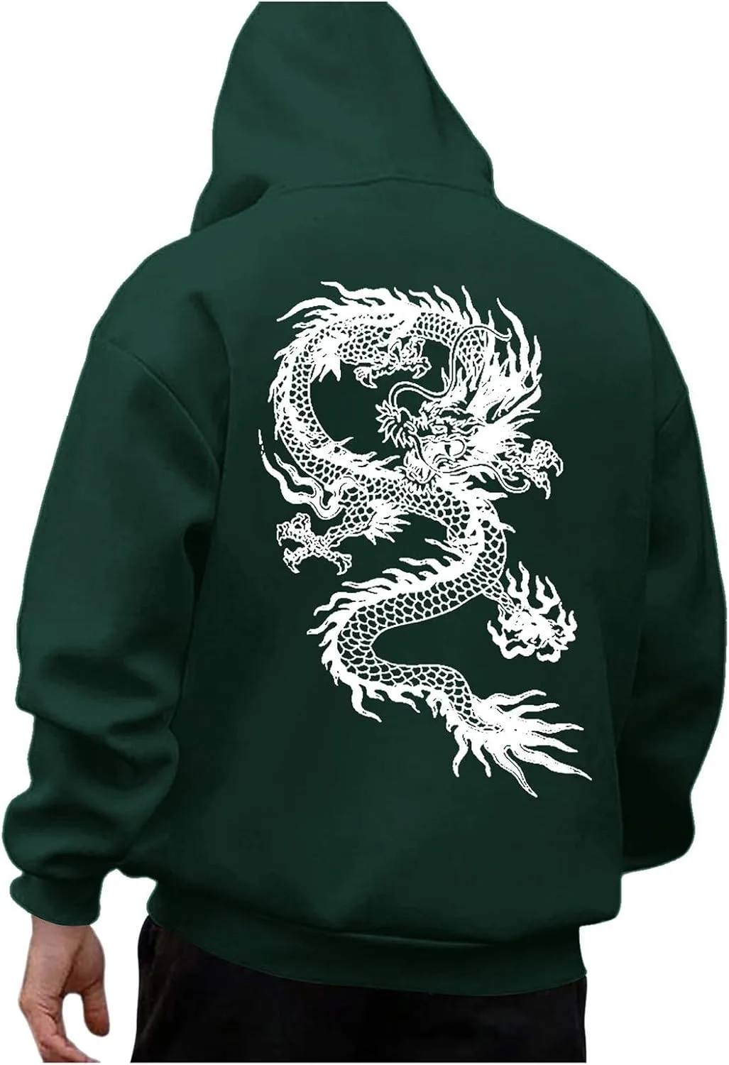 Мужской худи с принтом дракона, оверсайз BNisBM
Мужской худи с принтом дракона, оверсайз BNisBM