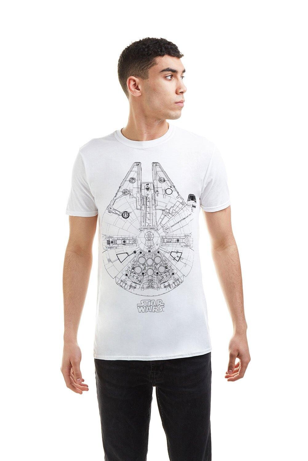 Хлопковая футболка Millenium Lines Star Wars, белый
Хлопковая футболка Millenium Lines Star Wars, белый