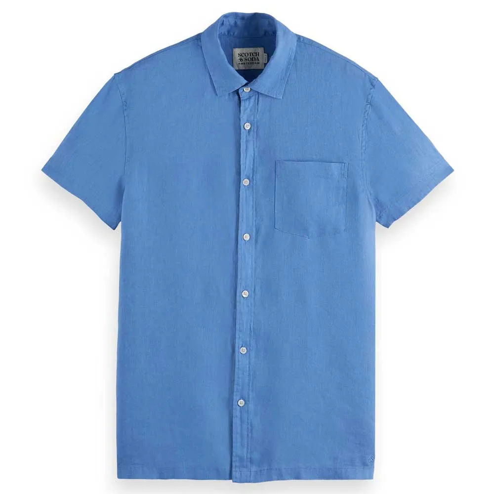 Рубашка с коротким рукавом Scotch & Soda 179878 Regular Fit, синий
Рубашка с коротким рукавом Scotch & Soda 179878 Regular Fit, синий