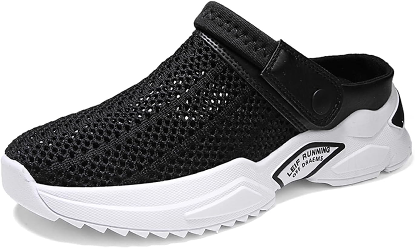 Мужские летние сандалии GSIGUL с вырезами, дышащей сеткой, без застежки, для прогулок и пляжа, черный
Мужские летние сандалии GSIGUL с вырезами, дышащей сеткой, без застежки, для прогулок и пляжа, черный