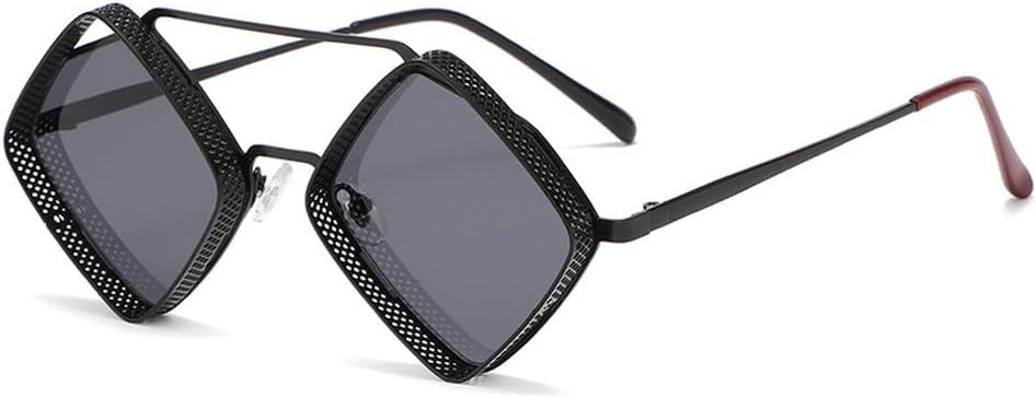 Солнцезащитные очки в стиле ретро-стимпанк для мужчин, металлическая полая оправа, градиентные зеркальные линзы, защита от УФ-излучения UV400, для женщин в стиле панк TKKTLLT, Black Gray
Солнцезащитные очки в стиле ретро-стимпанк для мужчин, металлическая полая оправа, градиентные зеркальные линзы, защита от УФ-излучения UV400, для женщин в стиле панк TKKTLLT, Black Gray