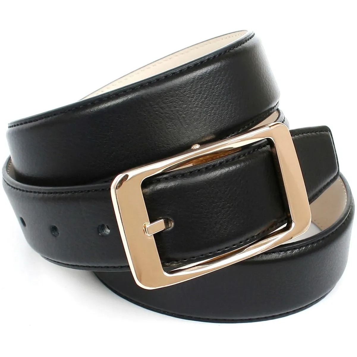 Кожаный ремень Anthoni Crown с тиснением оленя, классической застежкой, черный
Кожаный ремень Anthoni Crown с тиснением оленя, классической застежкой, черный