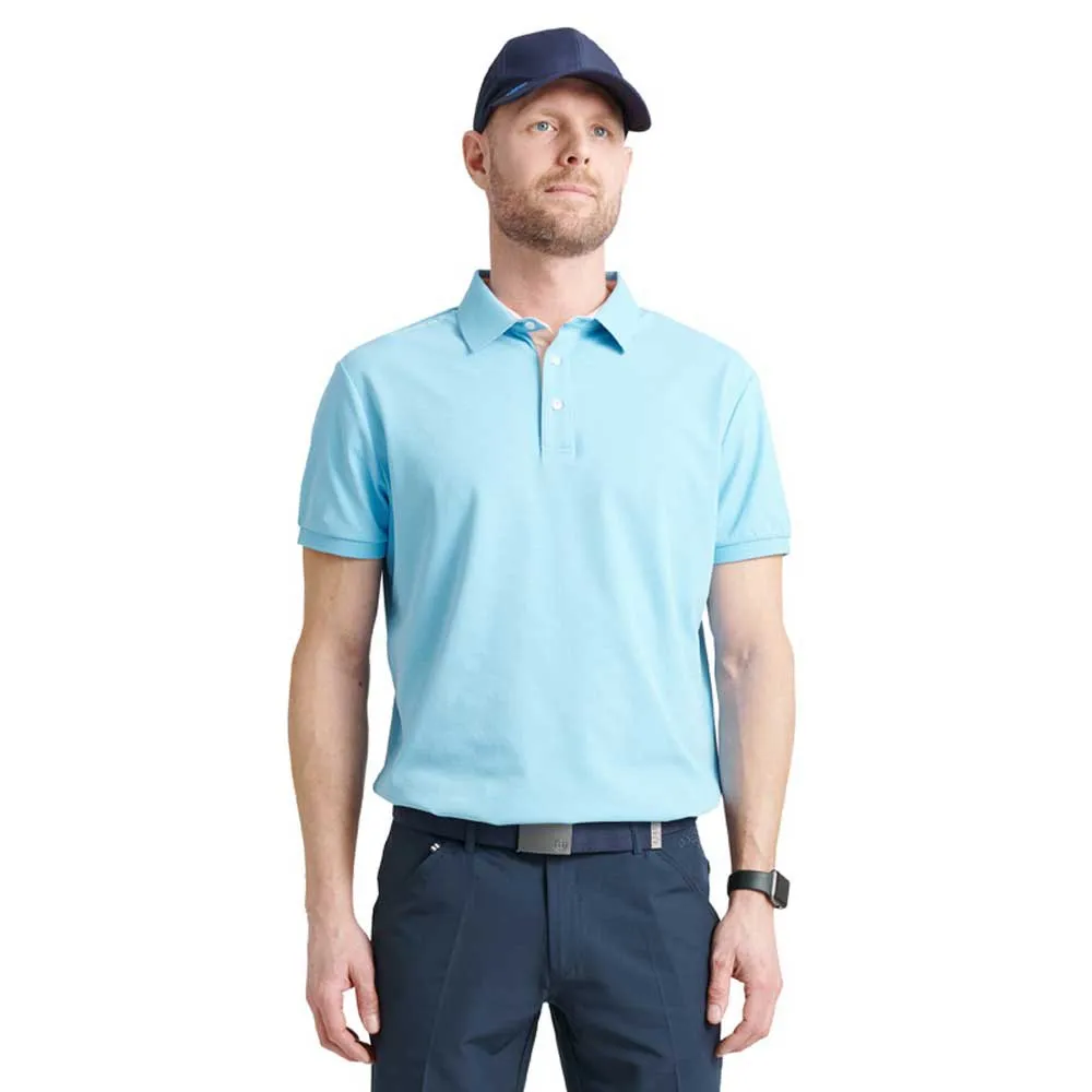 Поло с коротким рукавом Abacus Golf Crail, синий 
Поло с коротким рукавом Abacus Golf Crail, синий