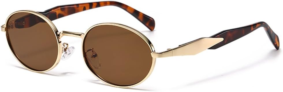 Винтажные женские овальные металлические солнцезащитные очки, повседневная мода, женские солнцезащитные очки в стиле панк, унисекс, стильные, UV400 KTUCN, Golden Brown
Винтажные женские овальные металлические солнцезащитные очки, повседневная мода, женские солнцезащитные очки в стиле панк, унисекс, стильные, UV400 KTUCN, Golden Brown