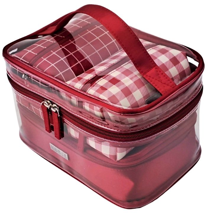 Женская косметичка 4x Bag Travel Organizer серия NOBLE RED 
Женская косметичка 4x Bag Travel Organizer серия NOBLE RED