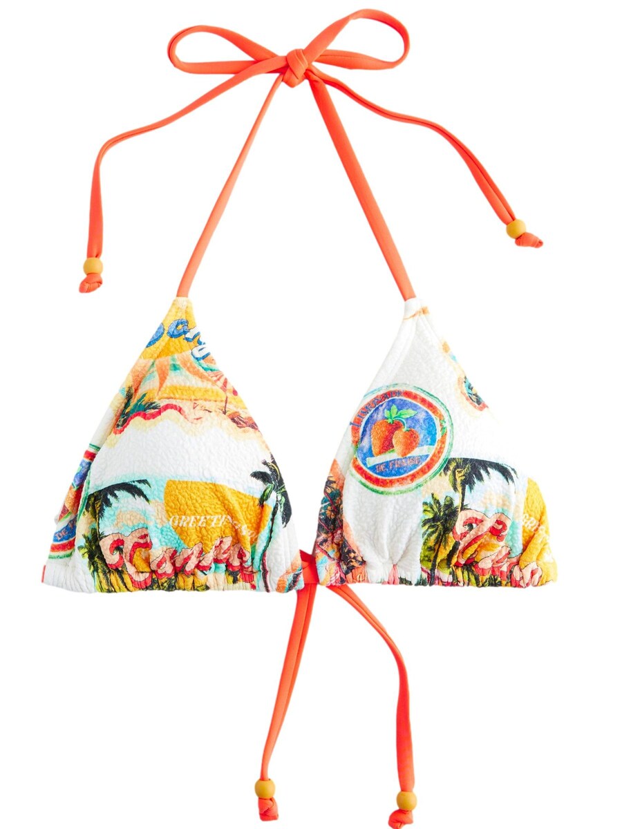 Треугольный бикини-топ Next, кремовый
Треугольный бикини-топ Next, кремовый