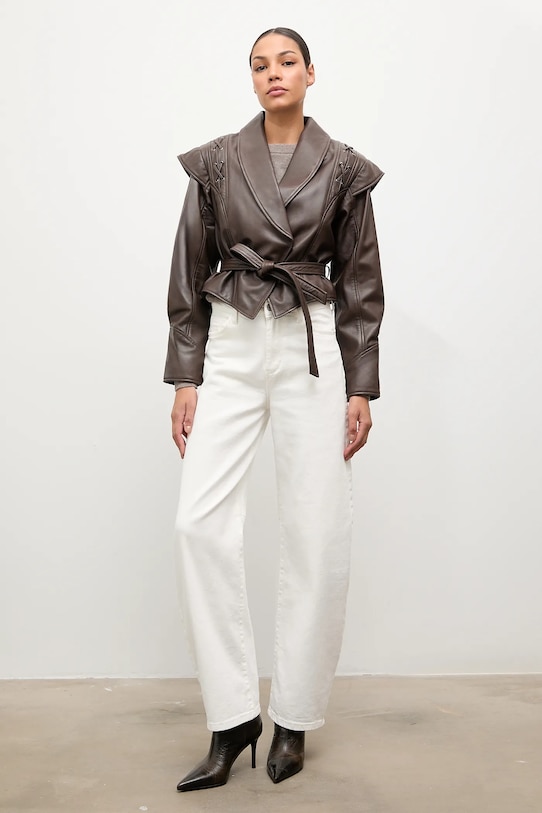 Кожаная куртка Answear.Lab, коричневый
Кожаная куртка Answear.Lab, коричневый