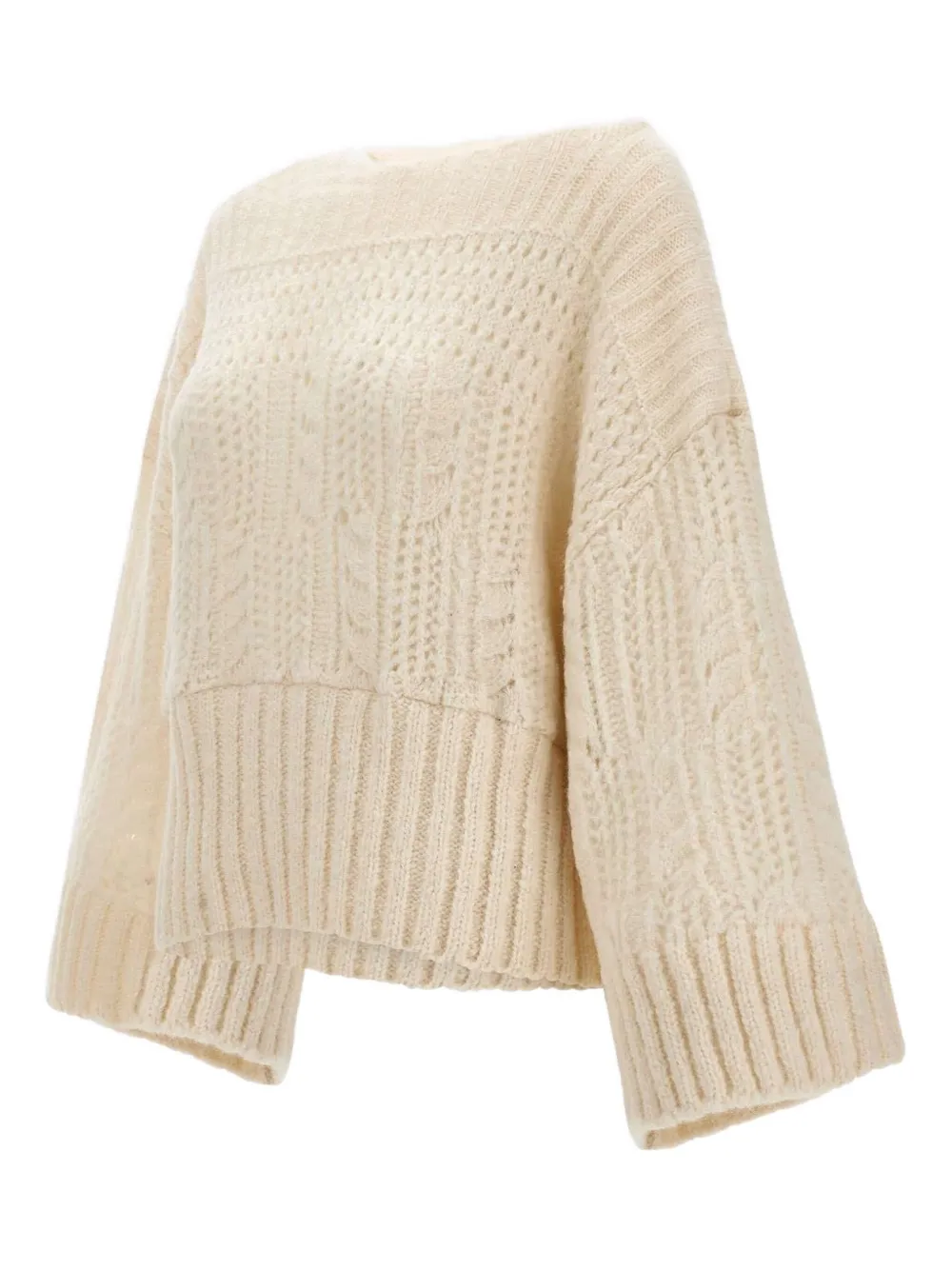 Пуловер вязаный косами с вырезом лодочка MAURIZIO MYKONOS, белый
Пуловер вязаный косами с вырезом лодочка MAURIZIO MYKONOS, белый