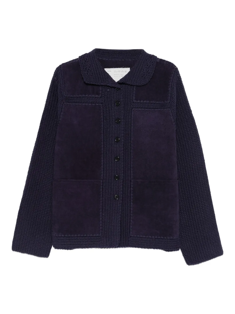 Кардиган из крючкового вязания на пуговицах Camiel Fortgens, фиолетовый
Кардиган из крючкового вязания на пуговицах Camiel Fortgens, фиолетовый