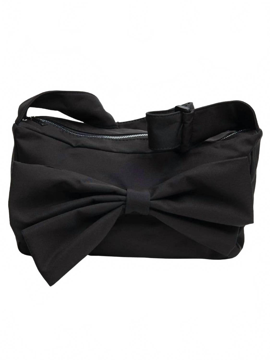 Кокетка черная сумка через плечо с бантом LUCCA
Кокетка черная сумка через плечо с бантом LUCCA