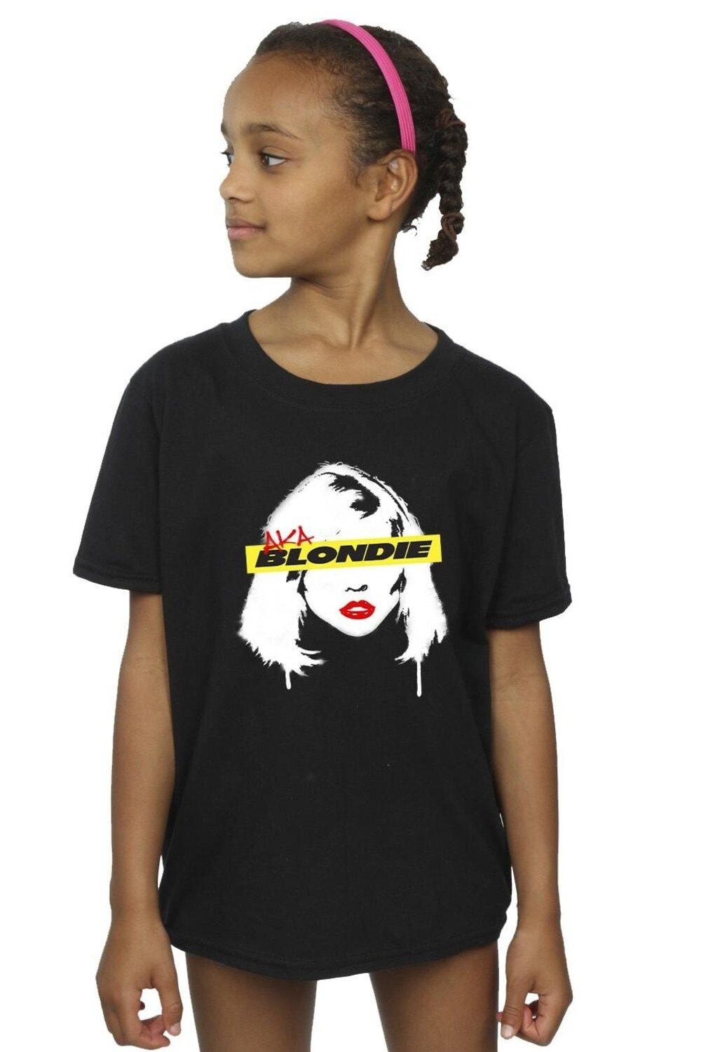 Хлопковая футболка с граффити Face Blondie, черный
Хлопковая футболка с граффити Face Blondie, черный