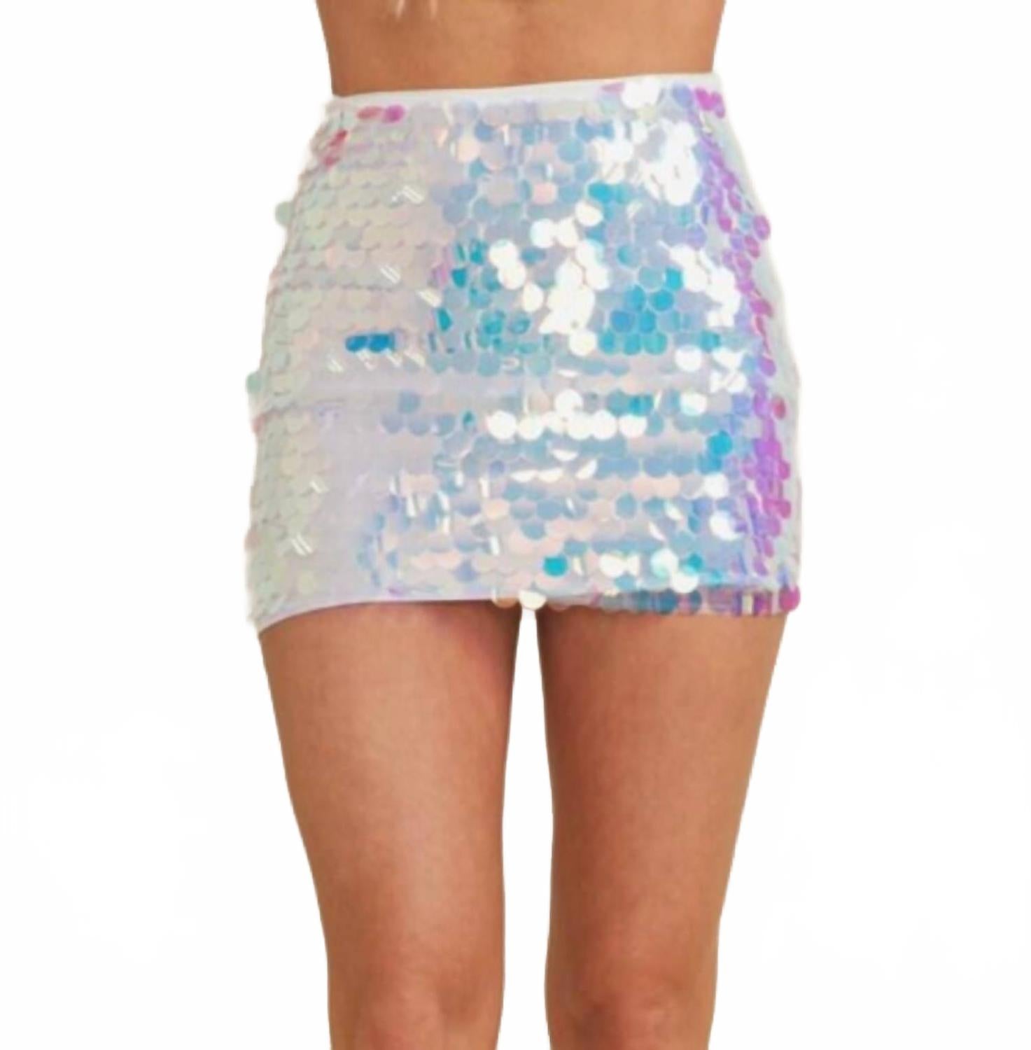 Мини-юбка с перламутровыми пайетками Pearl Iridescent Sequin Disc Cloud Ten, Pearl
Мини-юбка с перламутровыми пайетками Pearl Iridescent Sequin Disc Cloud Ten, Pearl