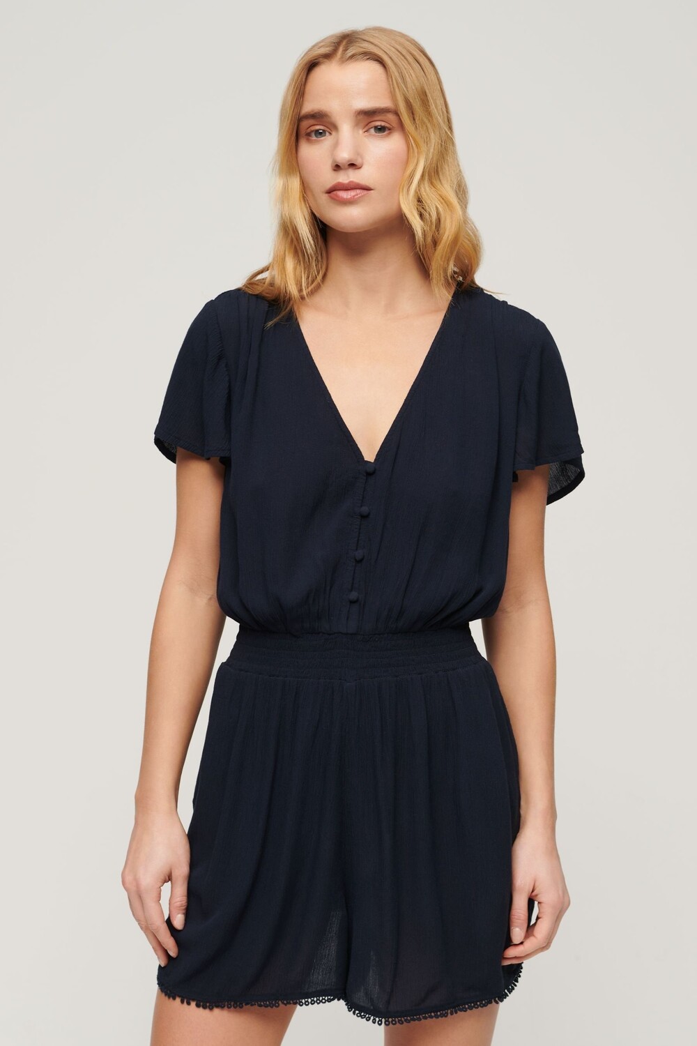 Короткий пляжный костюм с короткими рукавами Superdry, синий
Короткий пляжный костюм с короткими рукавами Superdry, синий