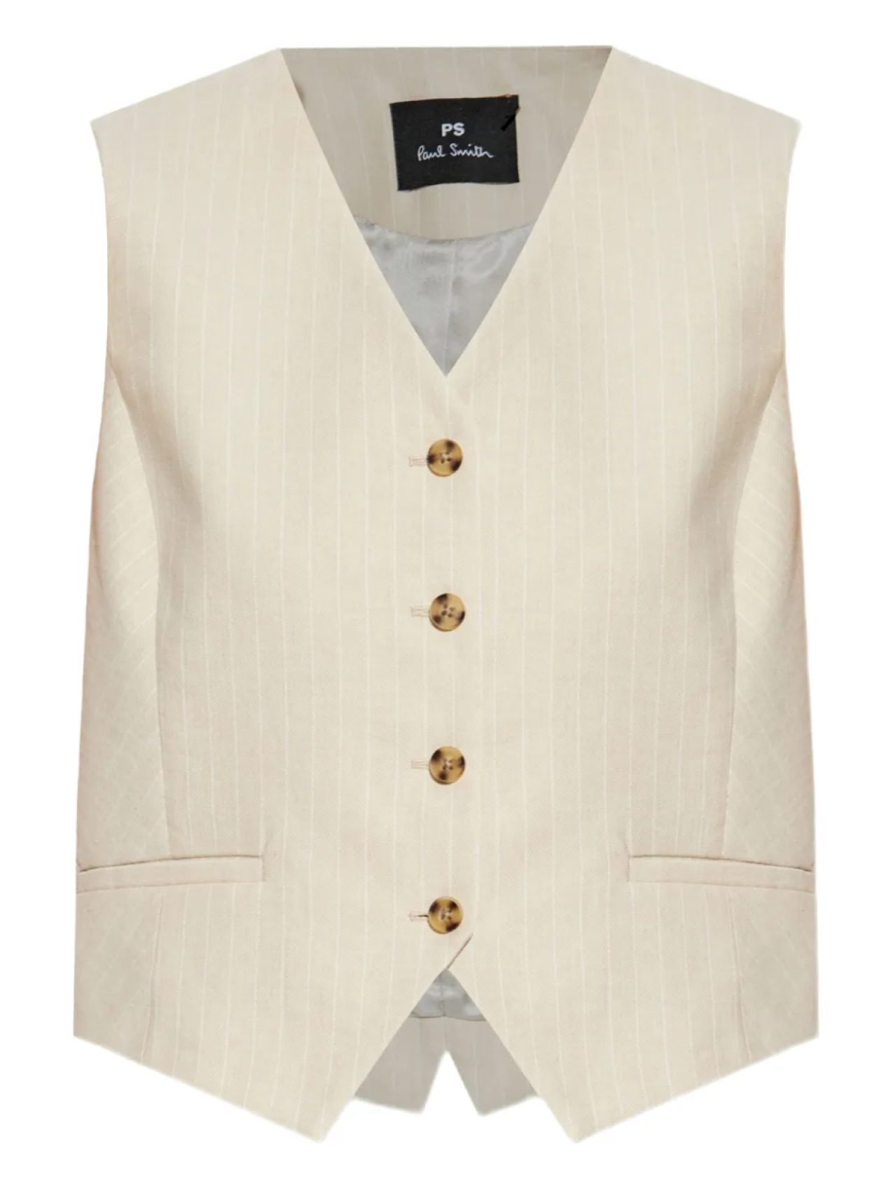 Полосатый жилет PS Paul Smith, нейтральный
Полосатый жилет PS Paul Smith, нейтральный