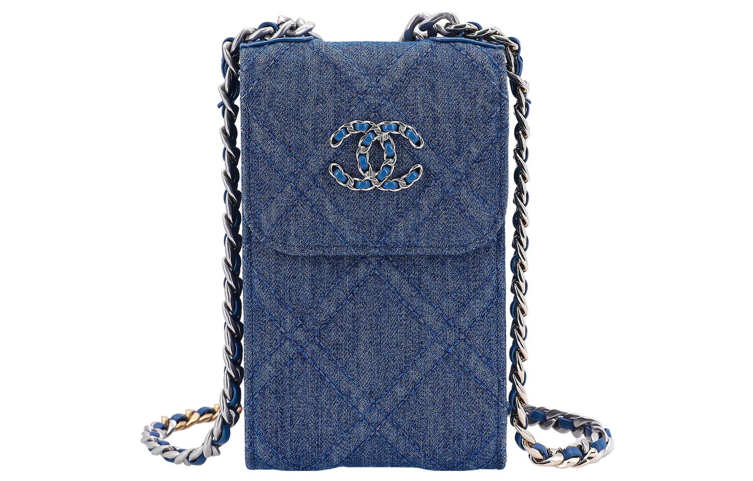 CHANEL Джимовая сумка через плечо с карманом для телефона, обычная женская синяя
CHANEL Джимовая сумка через плечо с карманом для телефона, обычная женская синяя