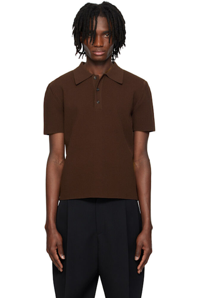 Коричневое компактное классическое поло RECTO
Коричневое компактное классическое поло RECTO