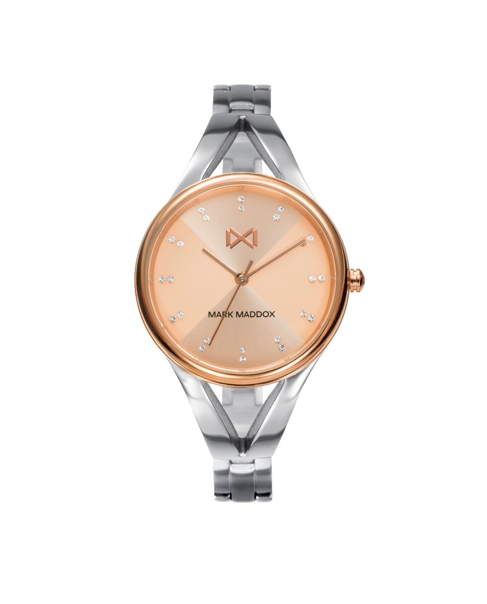 Женские часы Alfama с тремя двухцветными стальными стрелками и браслетом Mark Maddox, розовый
Женские часы Alfama с тремя двухцветными стальными стрелками и браслетом Mark Maddox, розовый