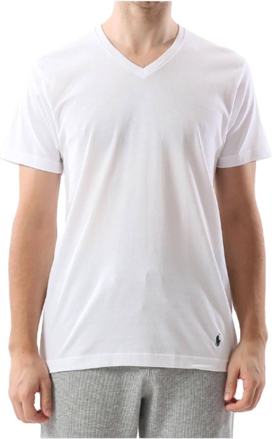 Футболка-поло RALPH LAUREN RM1-X002 мужская, с V-образным вырезом и логотипом One Point, однотонная, 100% хлопок, белая, размер L Polo Ralph Lauren
Футболка-поло RALPH LAUREN RM1-X002 мужская, с V-образным вырезом и логотипом One Point, однотонная, 100% хлопок, белая, размер L Polo Ralph Lauren