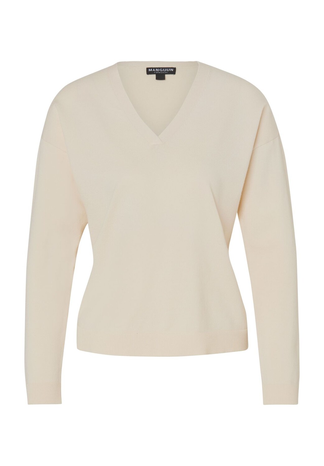 Женский свитер с V-образным вырезом Manguun Collection, кремовый
Женский свитер с V-образным вырезом Manguun Collection, кремовый