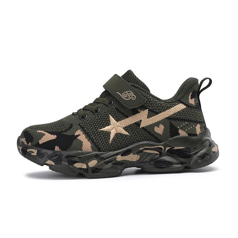 ZHULE Кроссовки для бега с защитой от скольжения, износостойкие, зеленый камуфляж, детские
ZHULE Кроссовки для бега с защитой от скольжения, износостойкие, зеленый камуфляж, детские