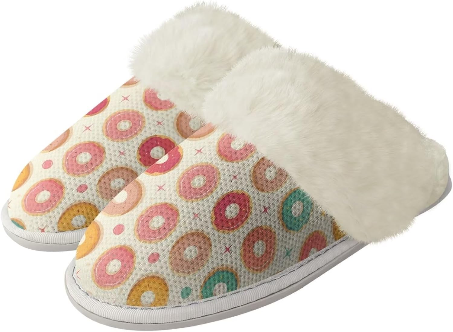 Домашние тапочки для женщин и мужчин, уютные, теплые, зимние, с противоскользящей подошвой, унисекс, моющиеся, удобные, с закрытым носком, для спа-процедур и ванны Watdotory, Doughnut
Домашние тапочки для женщин и мужчин, уютные, теплые, зимние, с противоскользящей подошвой, унисекс, моющиеся, удобные, с закрытым носком, для спа-процедур и ванны Watdotory, Doughnut