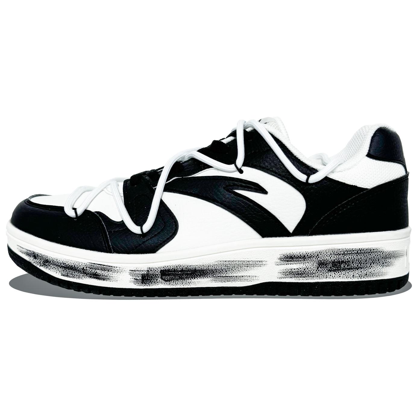 ANTA Антискользящие и износостойкие легкие низкие скейтерские кроссовки мужские черно-белые, цвет Black White
ANTA Антискользящие и износостойкие легкие низкие скейтерские кроссовки мужские черно-белые, цвет Black White