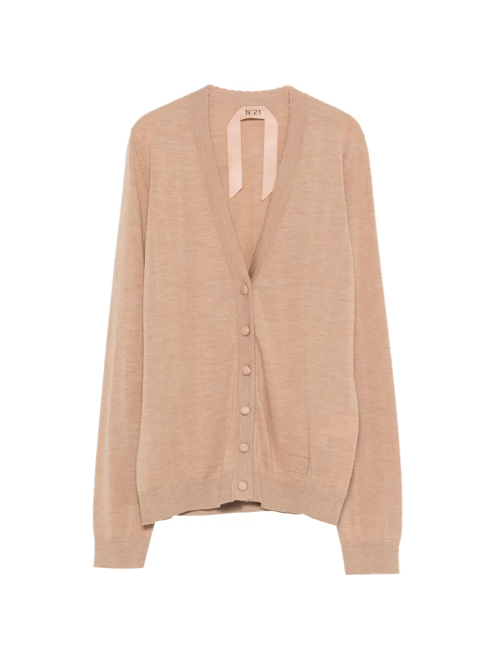 Кардиган с V-образным вырезом Nº21, бежевый
Кардиган с V-образным вырезом Nº21, бежевый