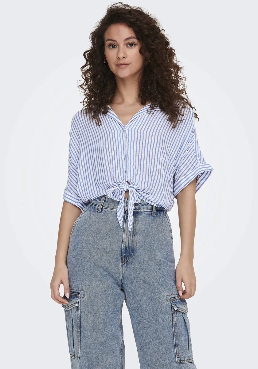 Only блузка с короткими рукавами "ONLPAULA LIFE S/S TIE SHIRT WVN NOOS", синий
Only блузка с короткими рукавами "ONLPAULA LIFE S/S TIE SHIRT WVN NOOS", синий