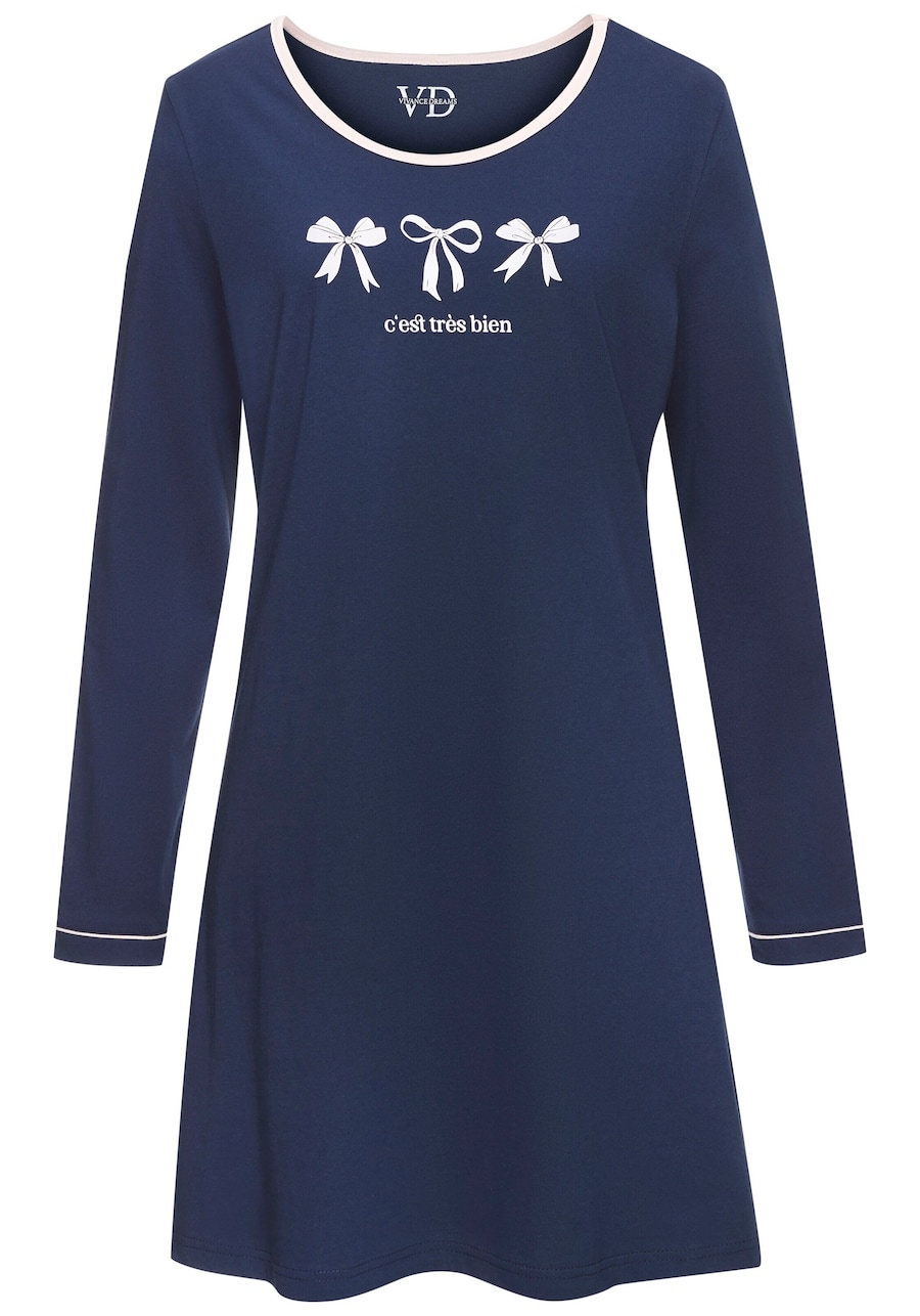 Ночная рубашка VIVANCE, темно-синий
Ночная рубашка VIVANCE, темно-синий