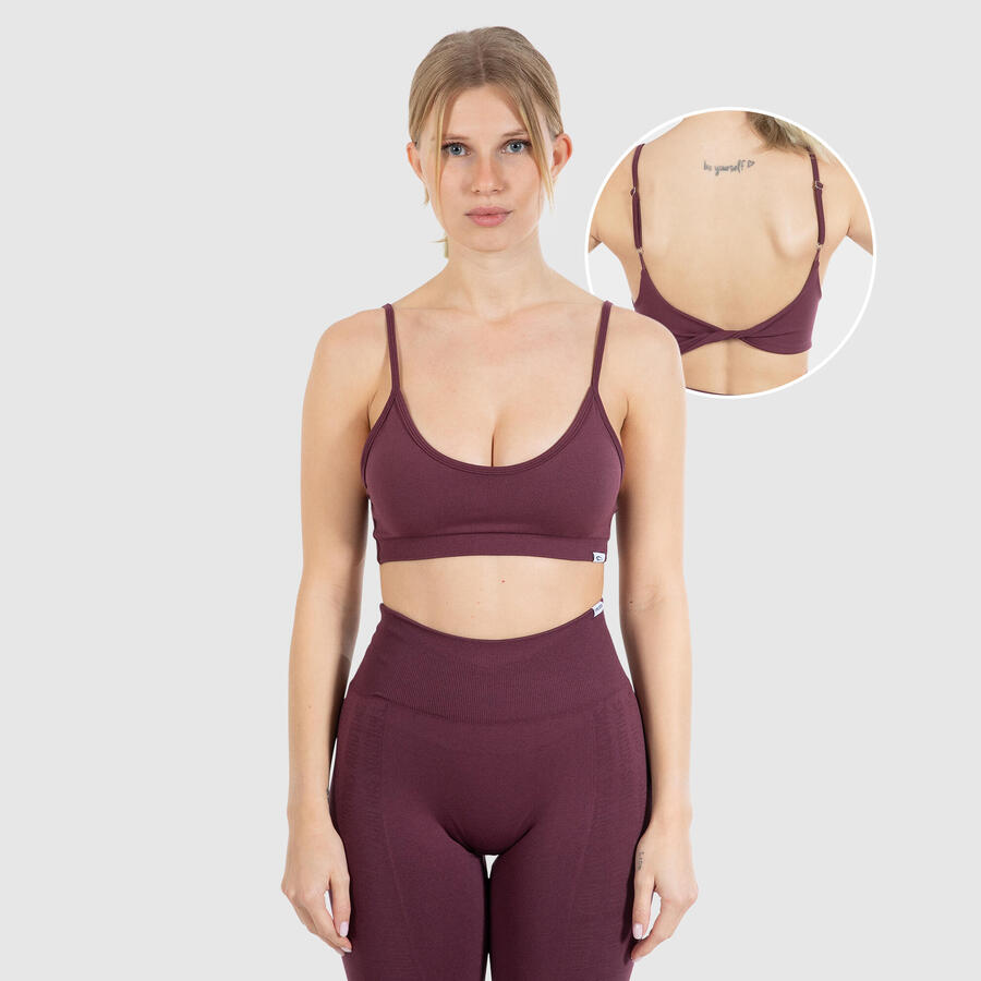 SMILODOX Женский спортивный бюстгальтер Layne темно-фиолетового цвета
SMILODOX Женский спортивный бюстгальтер Layne темно-фиолетового цвета