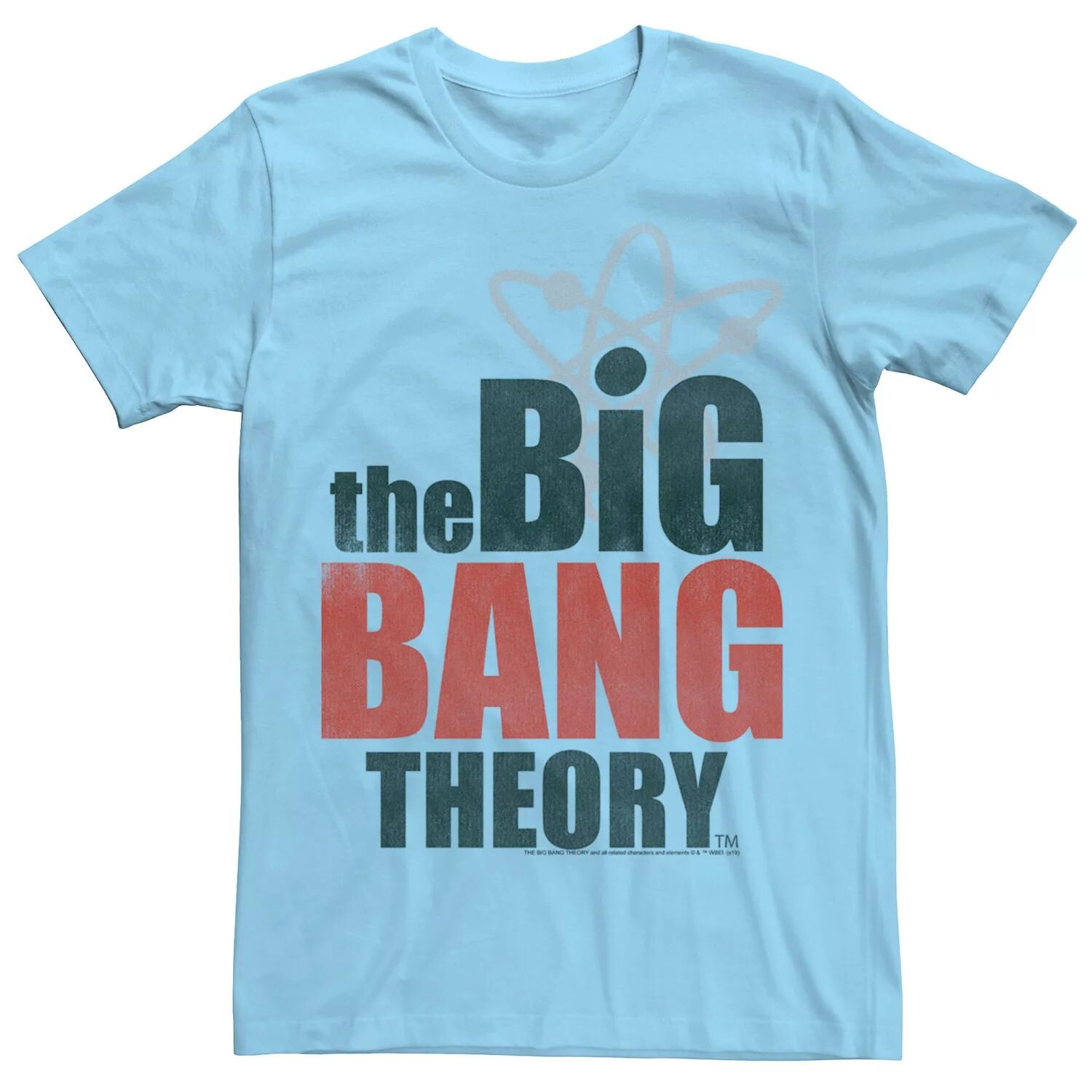 Мужская футболка с логотипом The Big Bang Theory Licensed Character, светло-синий
Мужская футболка с логотипом The Big Bang Theory Licensed Character, светло-синий