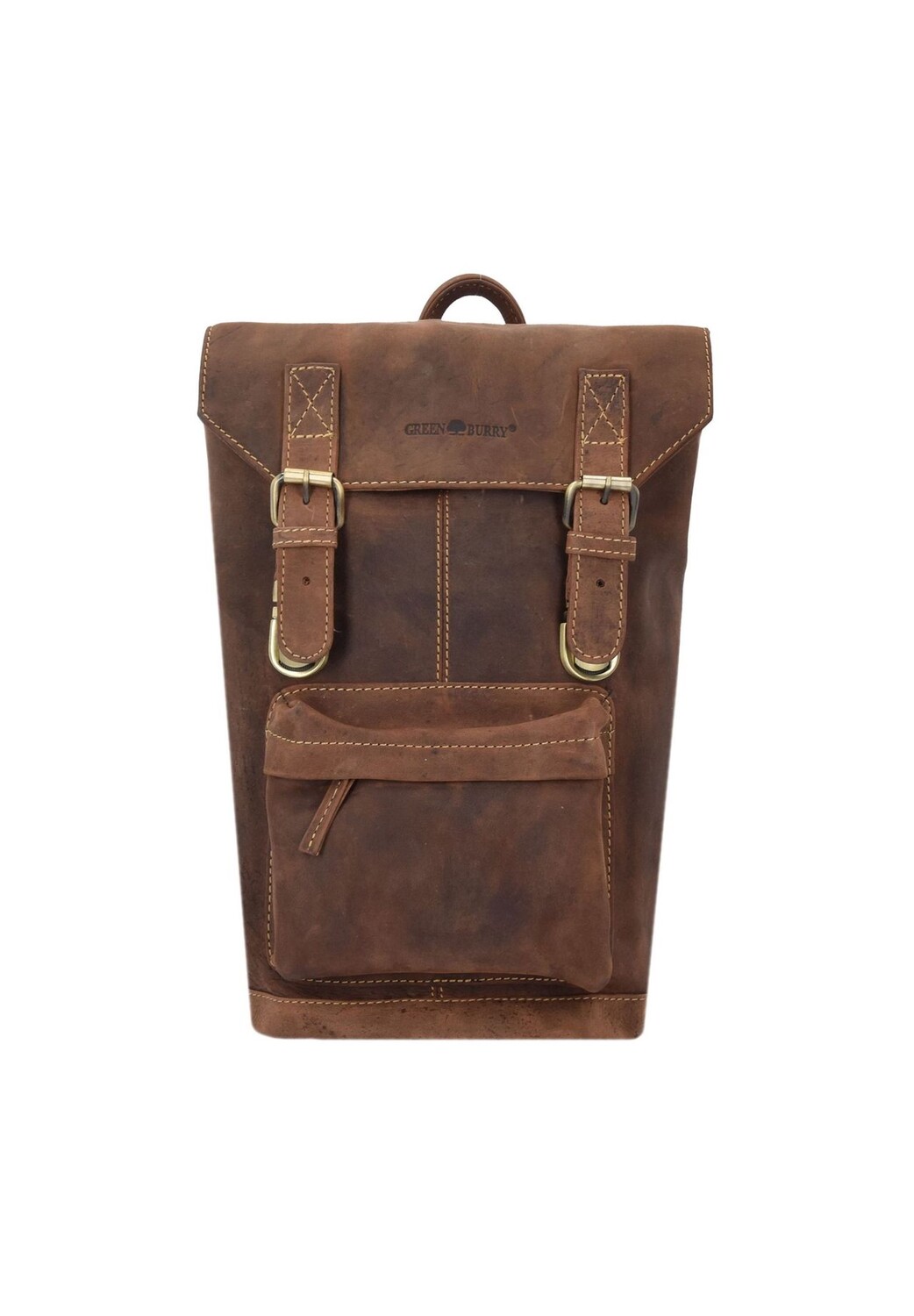 Винтажный кожаный рюкзак 42 см с отделением для ноутбука Green Burry, коричневый
Винтажный кожаный рюкзак 42 см с отделением для ноутбука Green Burry, коричневый