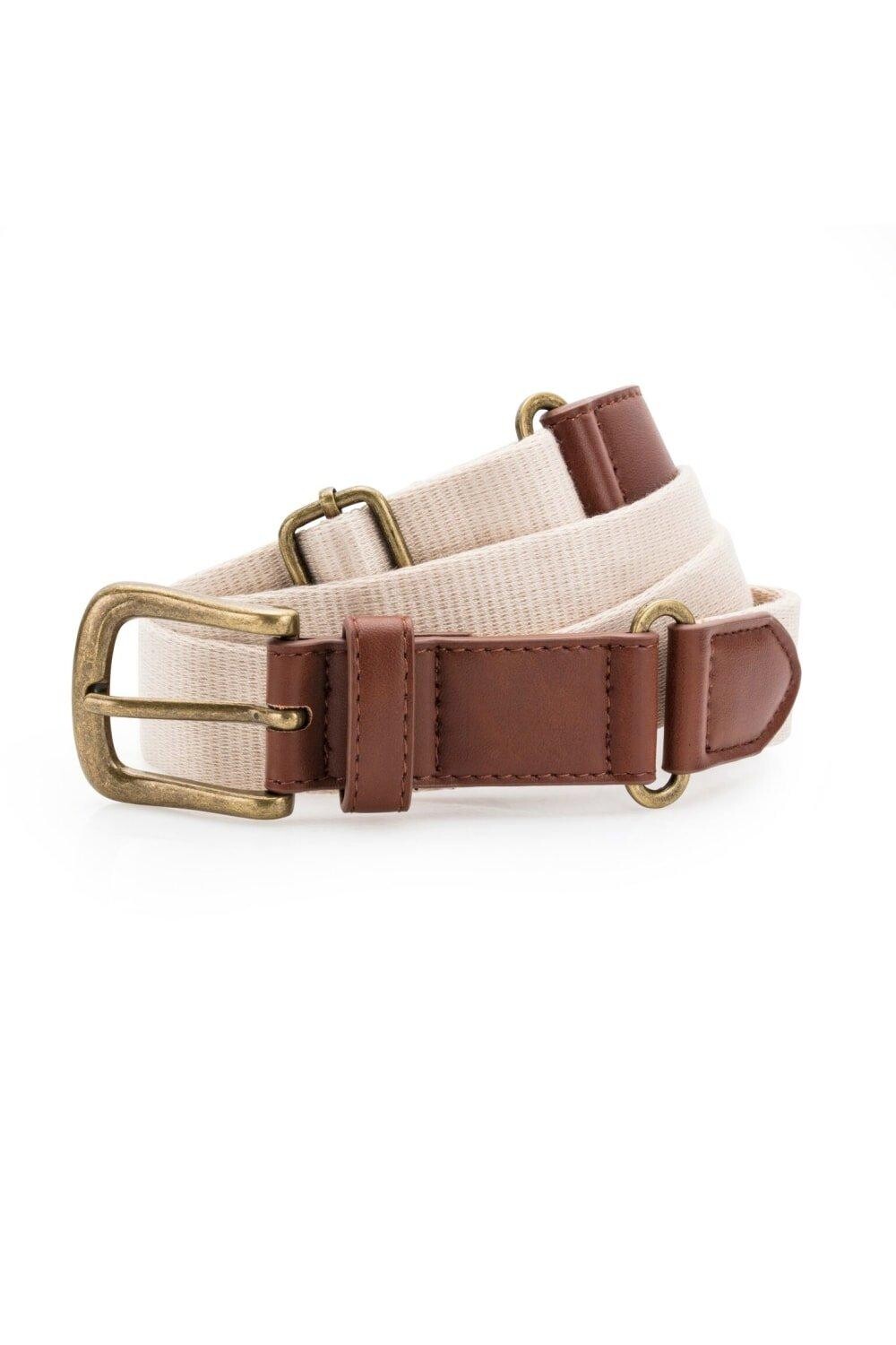 Ремень из искусственной кожи и холста Asquith & Fox, обнаженная 
Ремень из искусственной кожи и холста Asquith & Fox, обнаженная