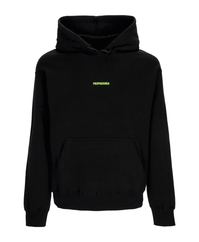 Худи черного цвета с карманом-кенгуру. Propaganda, черный
Худи черного цвета с карманом-кенгуру. Propaganda, черный