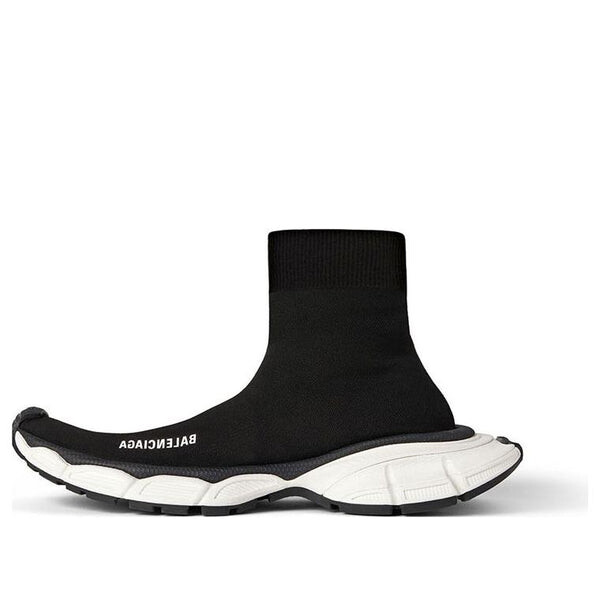 Кроссовки 3xl sock sneakers 'black recycled knit' Balenciaga, черный 
Кроссовки 3xl sock sneakers 'black recycled knit' Balenciaga, черный