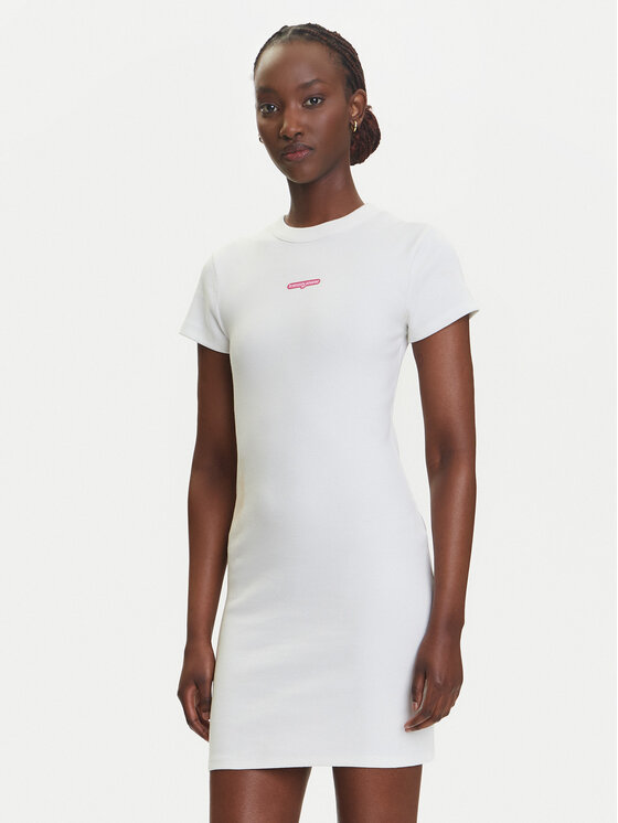 Платье облегающего кроя для повседневной носки Script DW0DW21186 Tommy Jeans, экрю
Платье облегающего кроя для повседневной носки Script DW0DW21186 Tommy Jeans, экрю