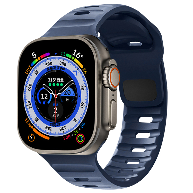 Vobafe Часы Strap Apple Compatibility Silicone Material, Square buckle silicone - navy blue 
Vobafe Часы Strap Apple Compatibility Silicone Material, Square buckle silicone - navy blue