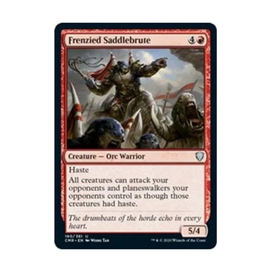 CCG Бешеный седловой зверь (U), MTG - Commander Legends
CCG Бешеный седловой зверь (U), MTG - Commander Legends