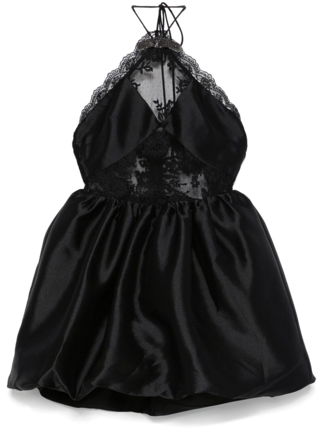 Платье мини с кружевными вставками Self-Portrait, черный
Платье мини с кружевными вставками Self-Portrait, черный