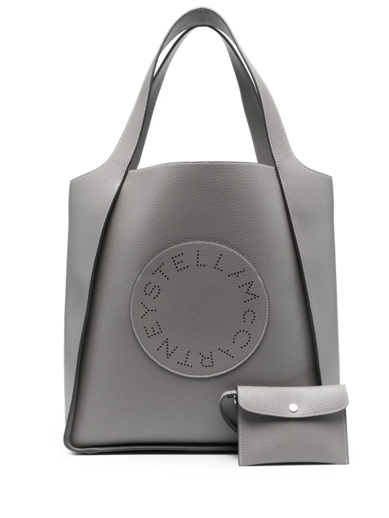 Stella McCartney сумка-тоут с логотипом, серый
Stella McCartney сумка-тоут с логотипом, серый