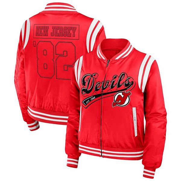 Женская красная куртка-бомбер new jersey devils baller на молнии Wear By Erin Andrews
Женская красная куртка-бомбер new jersey devils baller на молнии Wear By Erin Andrews