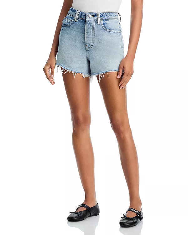 Украшенные свободные шорты Alexanderwang, синий
Украшенные свободные шорты Alexanderwang, синий