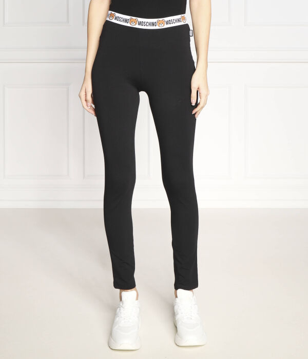 Леггинсы женские Moschino Underwear хлопковые с логотипом, черный
Леггинсы женские Moschino Underwear хлопковые с логотипом, черный