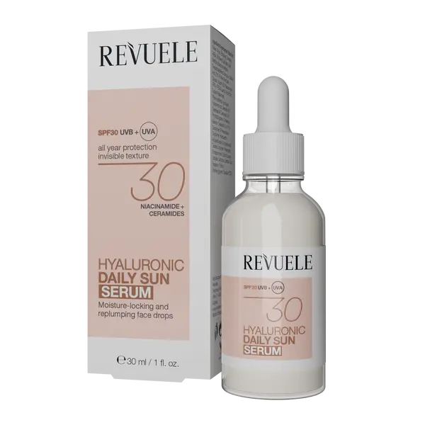 Сыворотка для лица с spf30, 30 мл Revuele Daily sun
Сыворотка для лица с spf30, 30 мл Revuele Daily sun
