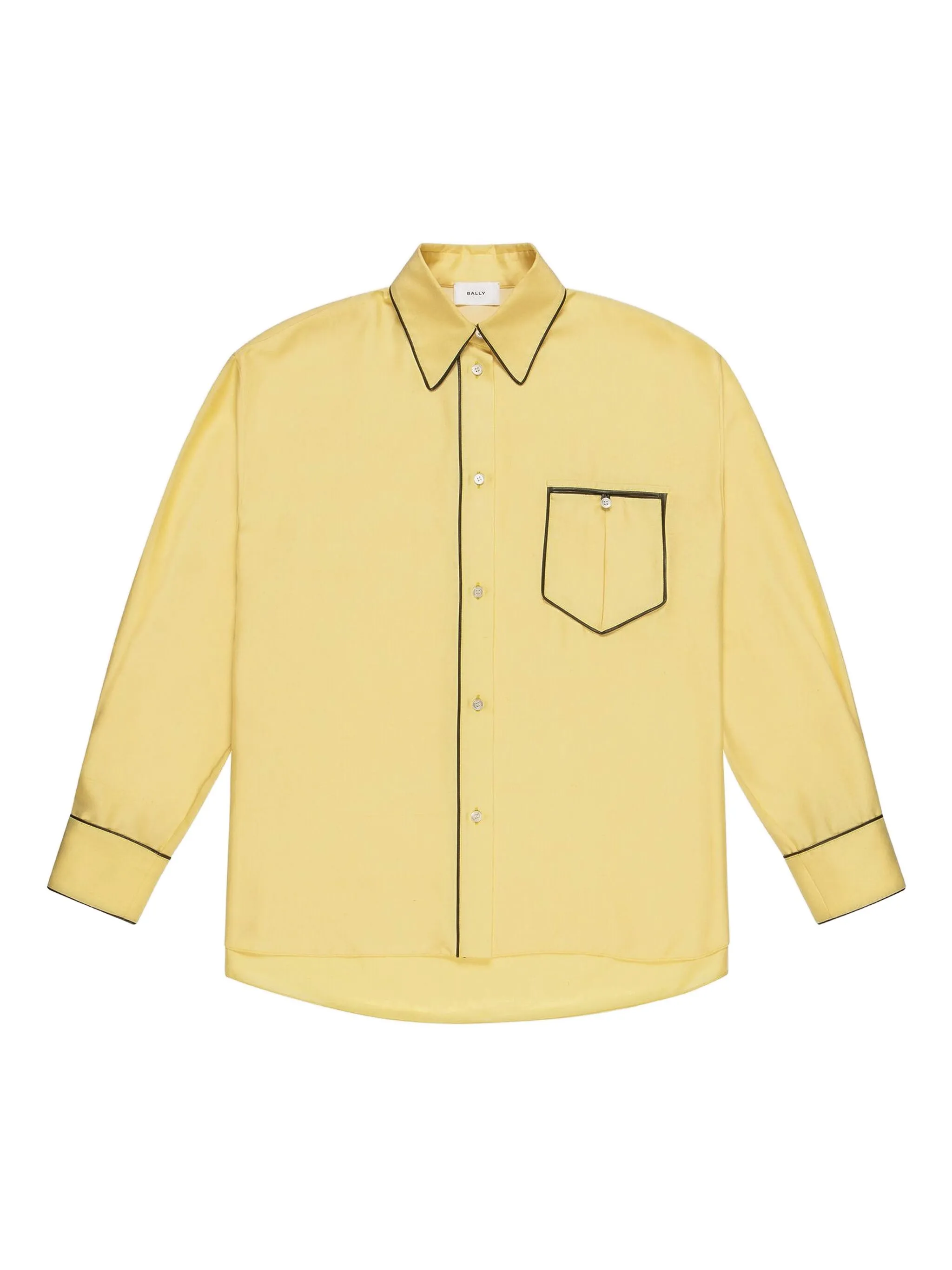 Шелковая рубашка Bally, желтый
Шелковая рубашка Bally, желтый