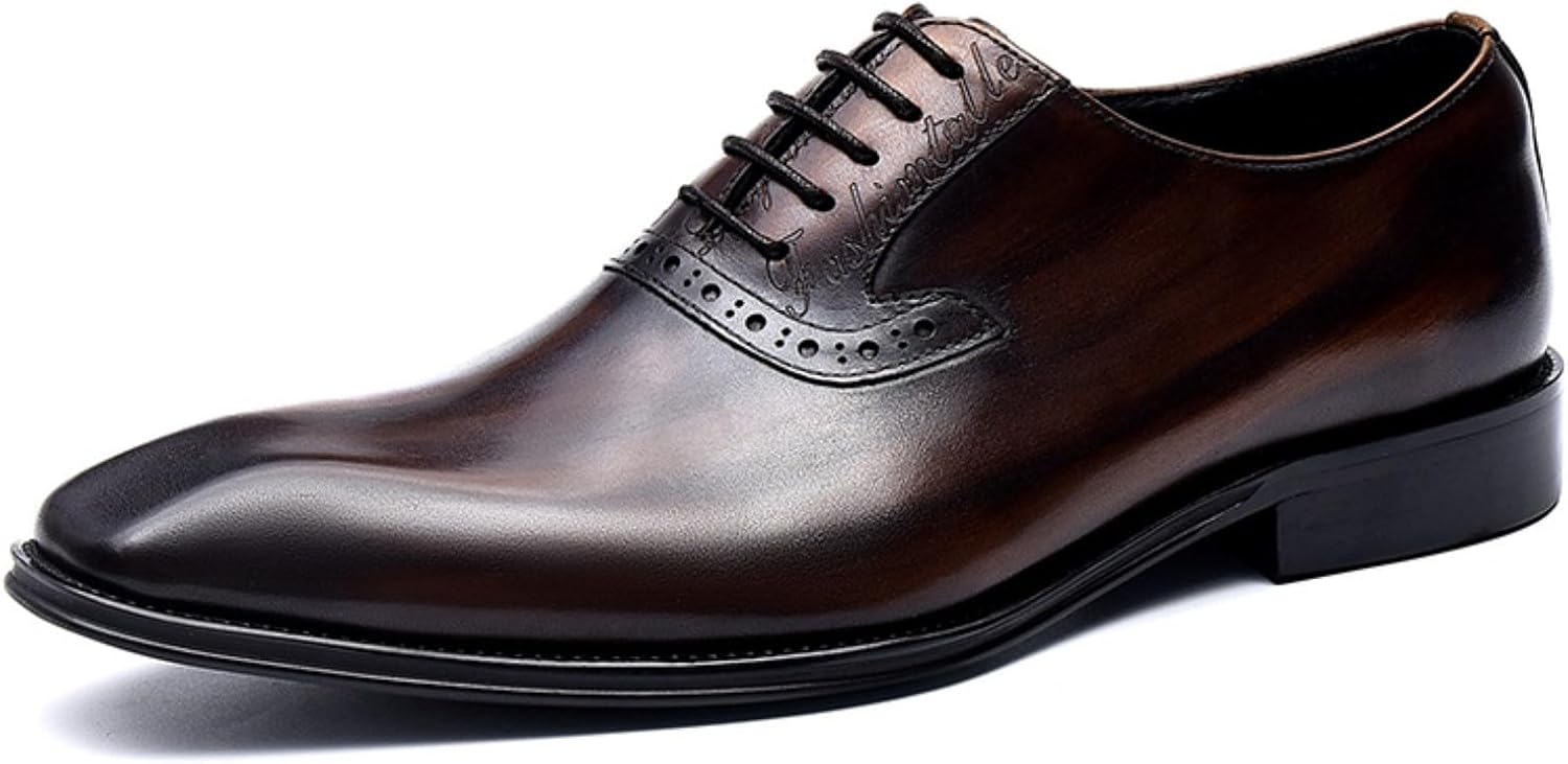 Мужские оксфорды с заостренным носком, из натуральной кожи, формальные туфли на шнуровке, туфли под смокинг для деловой вечеринки Hlasmspe, коричневый
Мужские оксфорды с заостренным носком, из натуральной кожи, формальные туфли на шнуровке, туфли под смокинг для деловой вечеринки Hlasmspe, коричневый