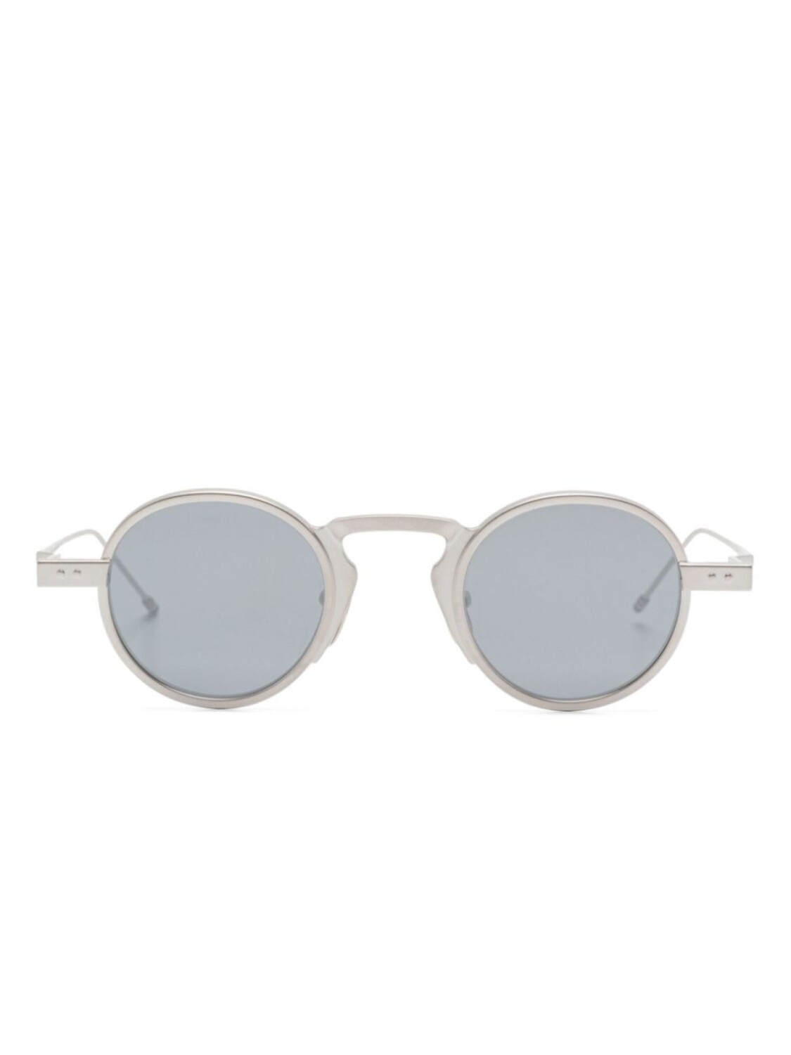 Thom Browne Eyewear солнцезащитные очки в круглой оправе, серебряный
Thom Browne Eyewear солнцезащитные очки в круглой оправе, серебряный