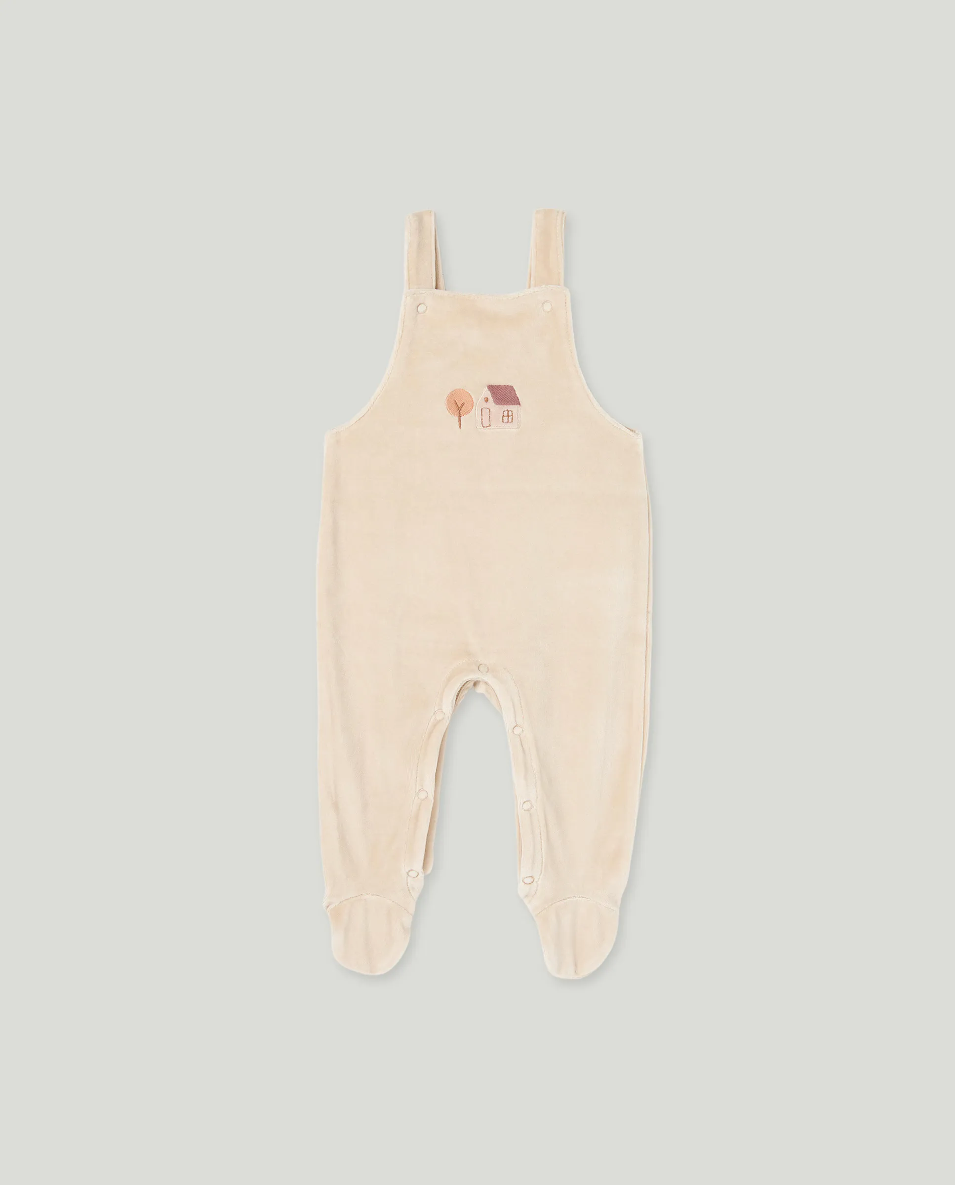 Длинный пижамный комбинезон для мальчика из велюра Cotton Juice, коричневый
Длинный пижамный комбинезон для мальчика из велюра Cotton Juice, коричневый