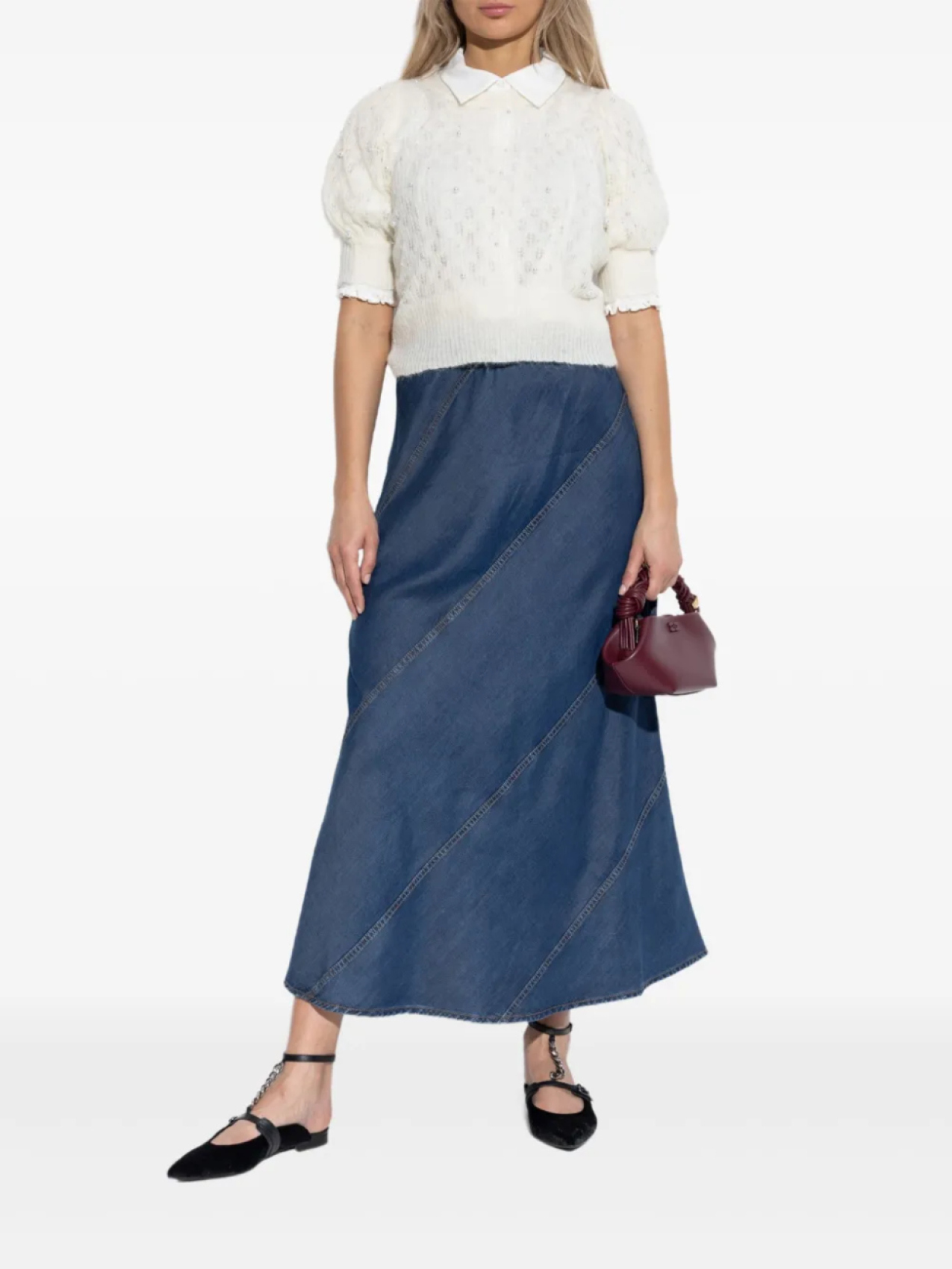 MUNTHE блузка из органического хлопка, белый
MUNTHE блузка из органического хлопка, белый